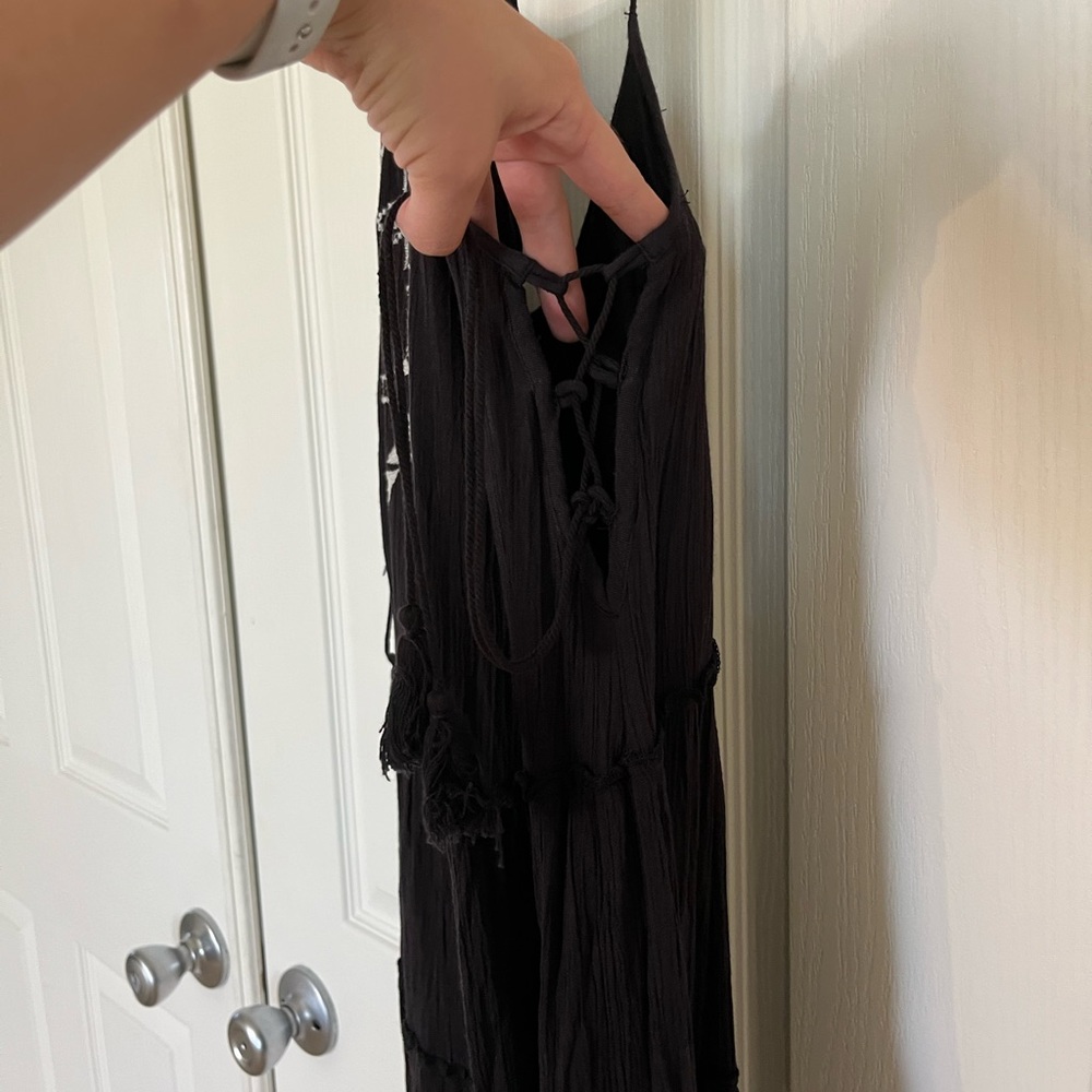 Ecoté black embroidered sundress size small - Picture 5 of 6